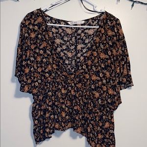 Zara Basic Printed Top